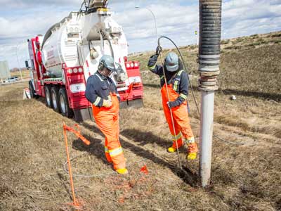 Pier Holing Our quick, efficient pier holing process eliminates the drawbacks of mechanical augers, saving you time and money.